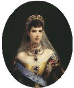 Konstantin Makovsky Portrait of Empress Maria Feodorovna oil painting artist
